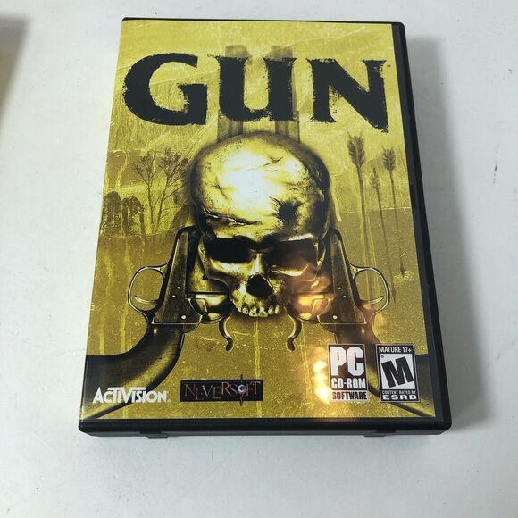 Gun PC Video Game CD-ROM Computer Neversoft Activision 2005 3 Discs Manual E1 - Picture 3 of 11